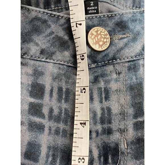 Cabi Tie Dye Skinny Denim Jeans Size 2 - Picture 12 of 13